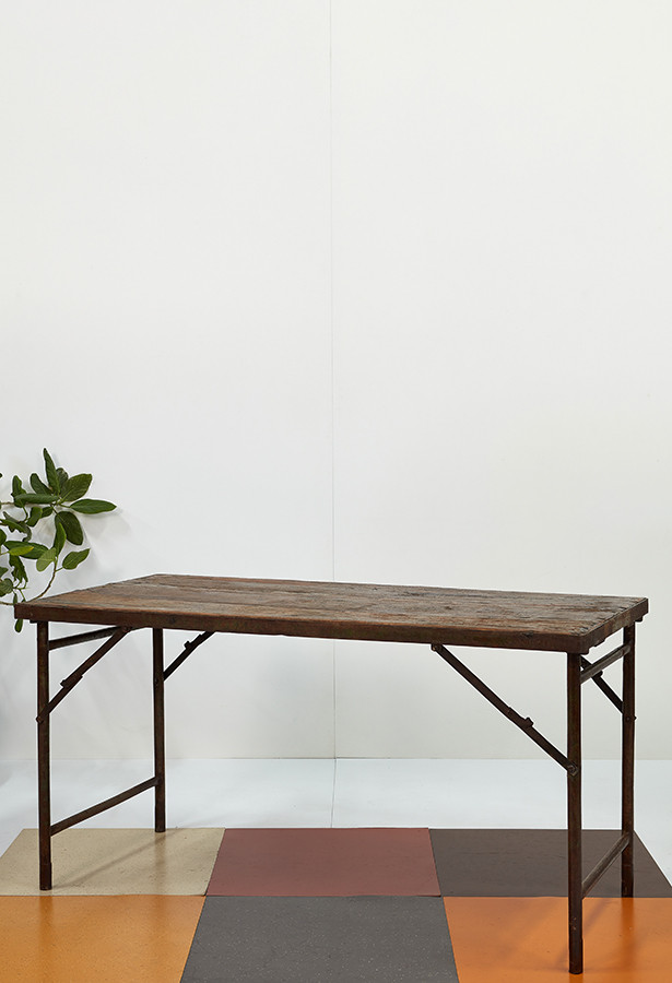 Mesa expositor de mercado